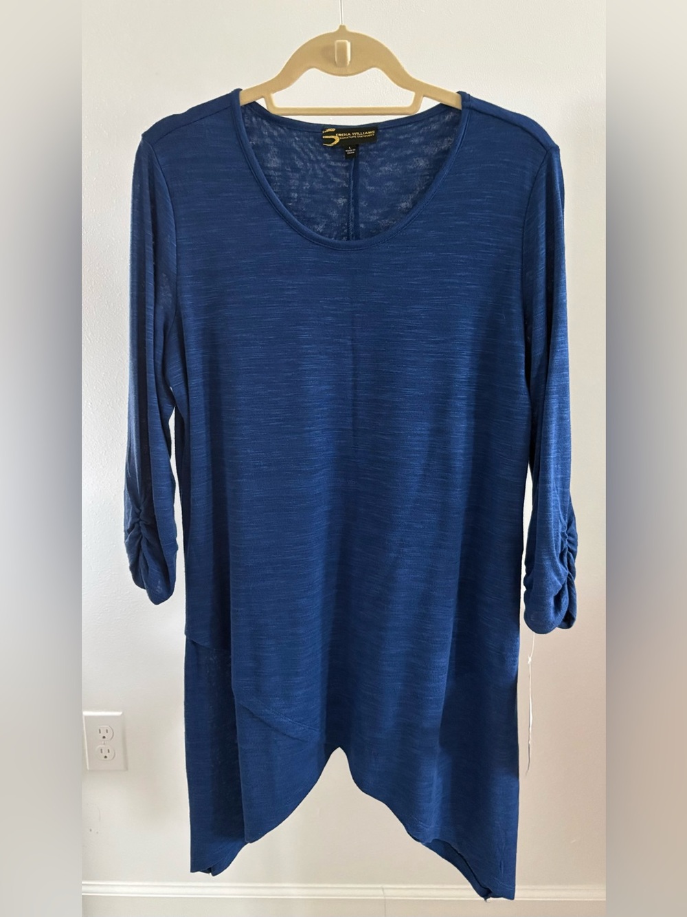 Serena Williams Deep Blue Scoop-Neck Tunic Top, NWT, Large